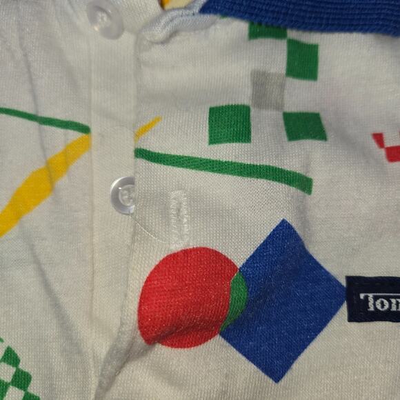 Tonka Tuff Polo Shirt Shorts Outfit Size 5T Blue Embroidered 1985 Elkay VG+ Cond - Picture 6 of 12